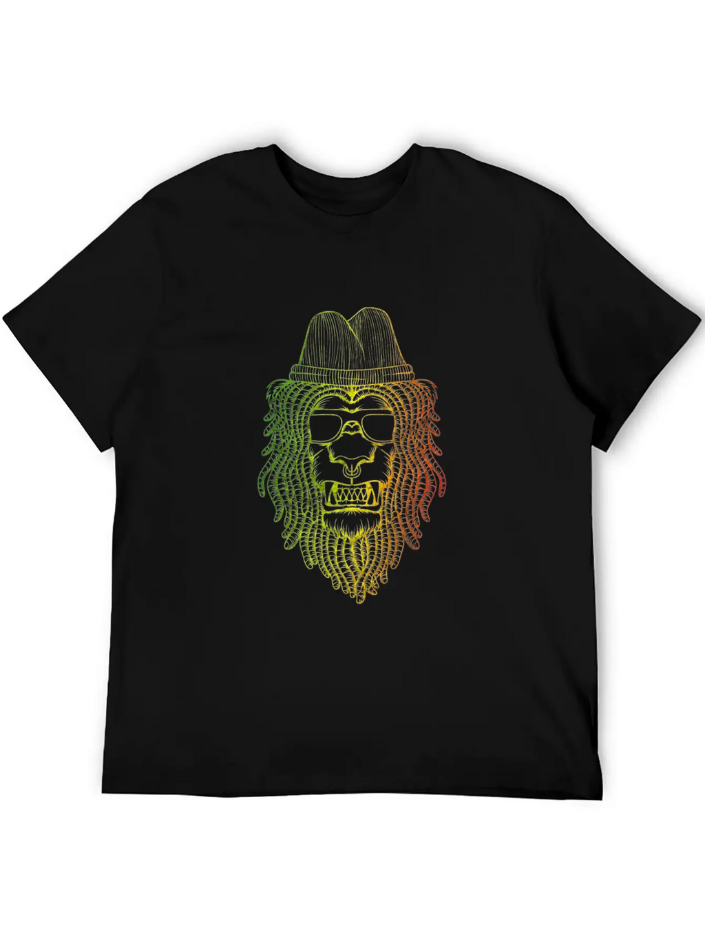 Reggae Lion Basic Graphic T-Shirt – Daily Comfort In Soft Cotton