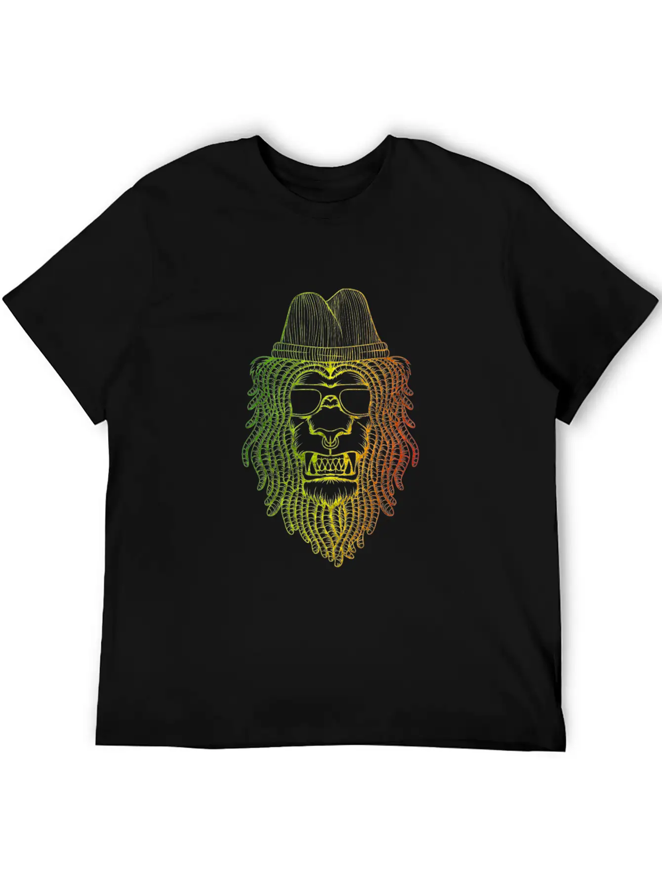 Reggae Lion Basic Graphic T-Shirt – Daily Comfort In Soft Cotton