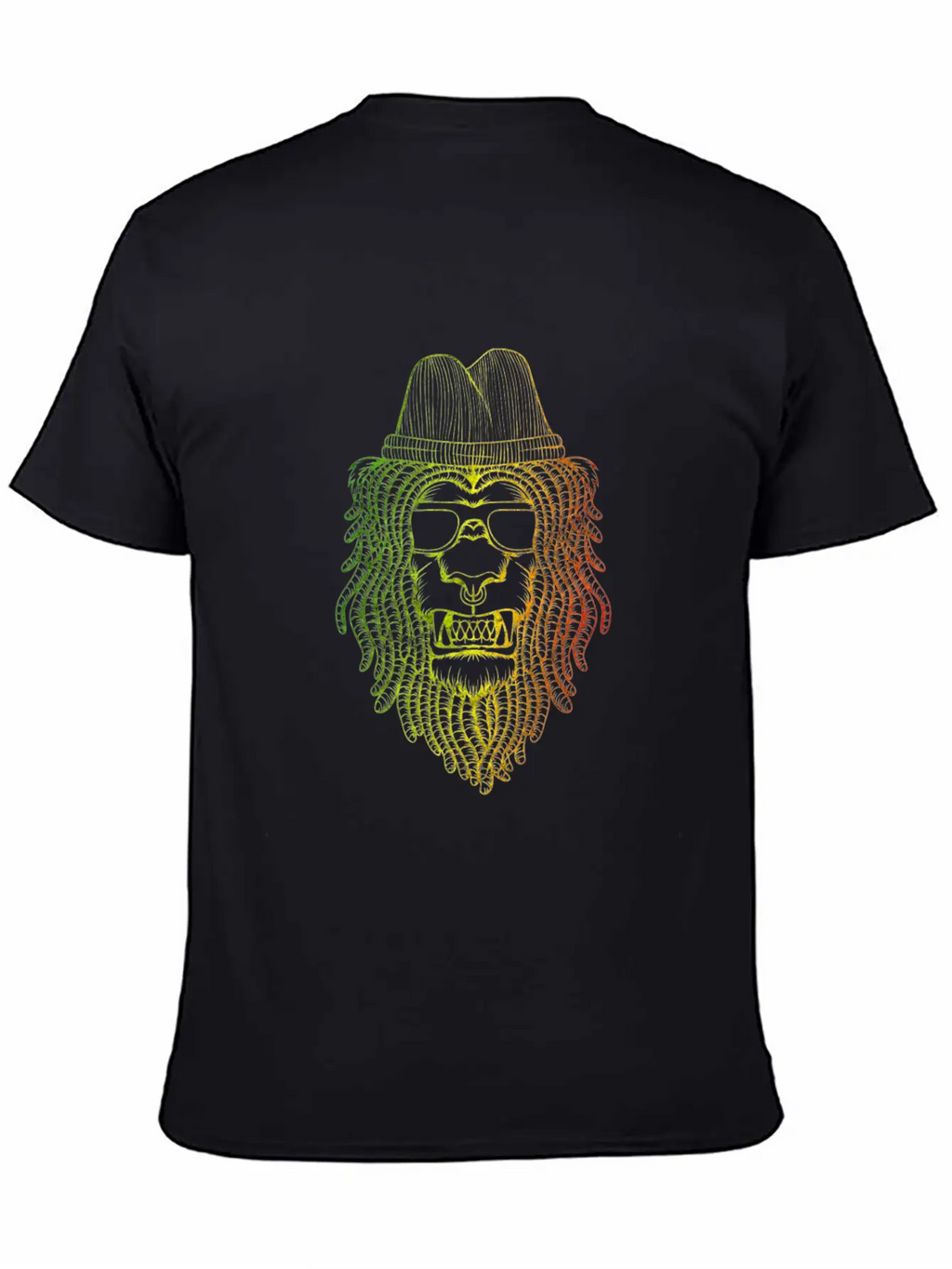 Reggae Lion Basic Graphic T-Shirt – Daily Comfort In Soft Cotton