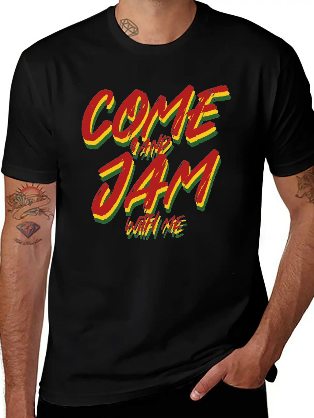 Reggae Modern Fit Casual T-Shirt – Clean And Versatile Design