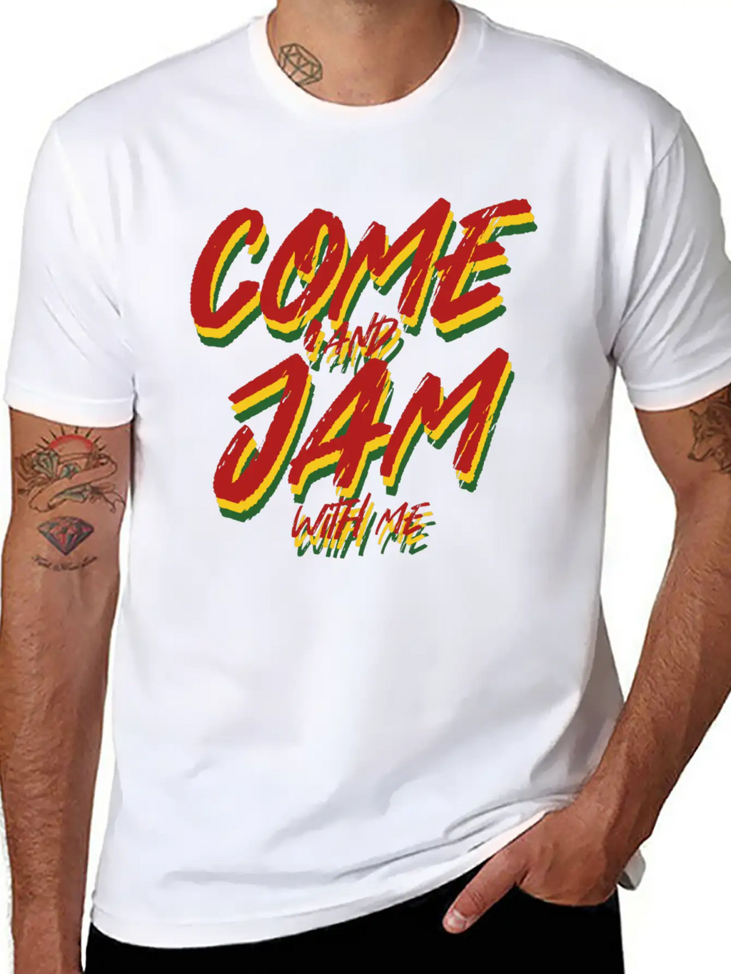 Reggae Modern Fit Casual T-Shirt – Clean And Versatile Design