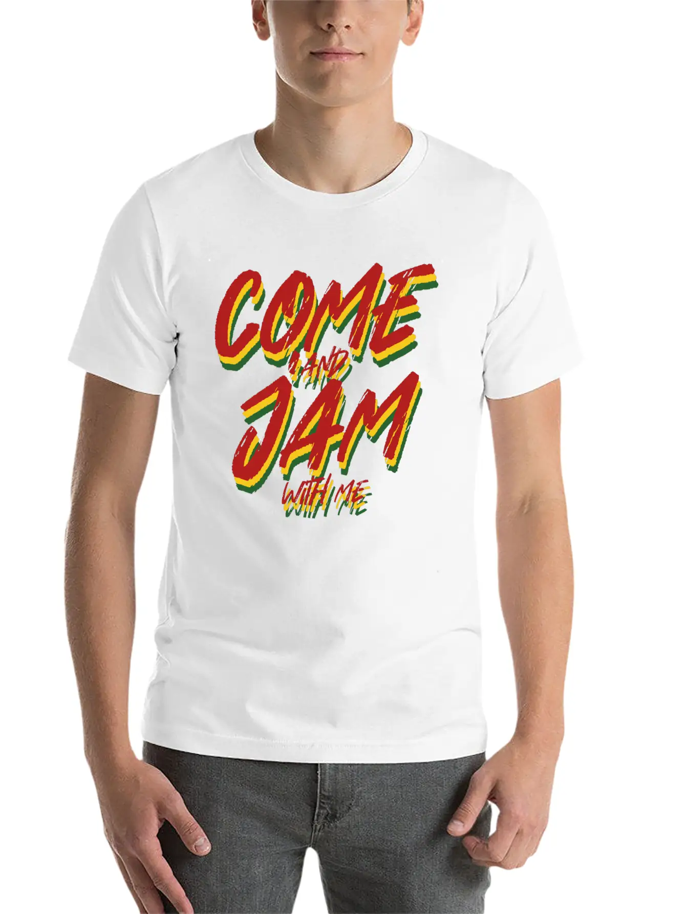 Reggae Modern Fit Casual T-Shirt – Clean And Versatile Design