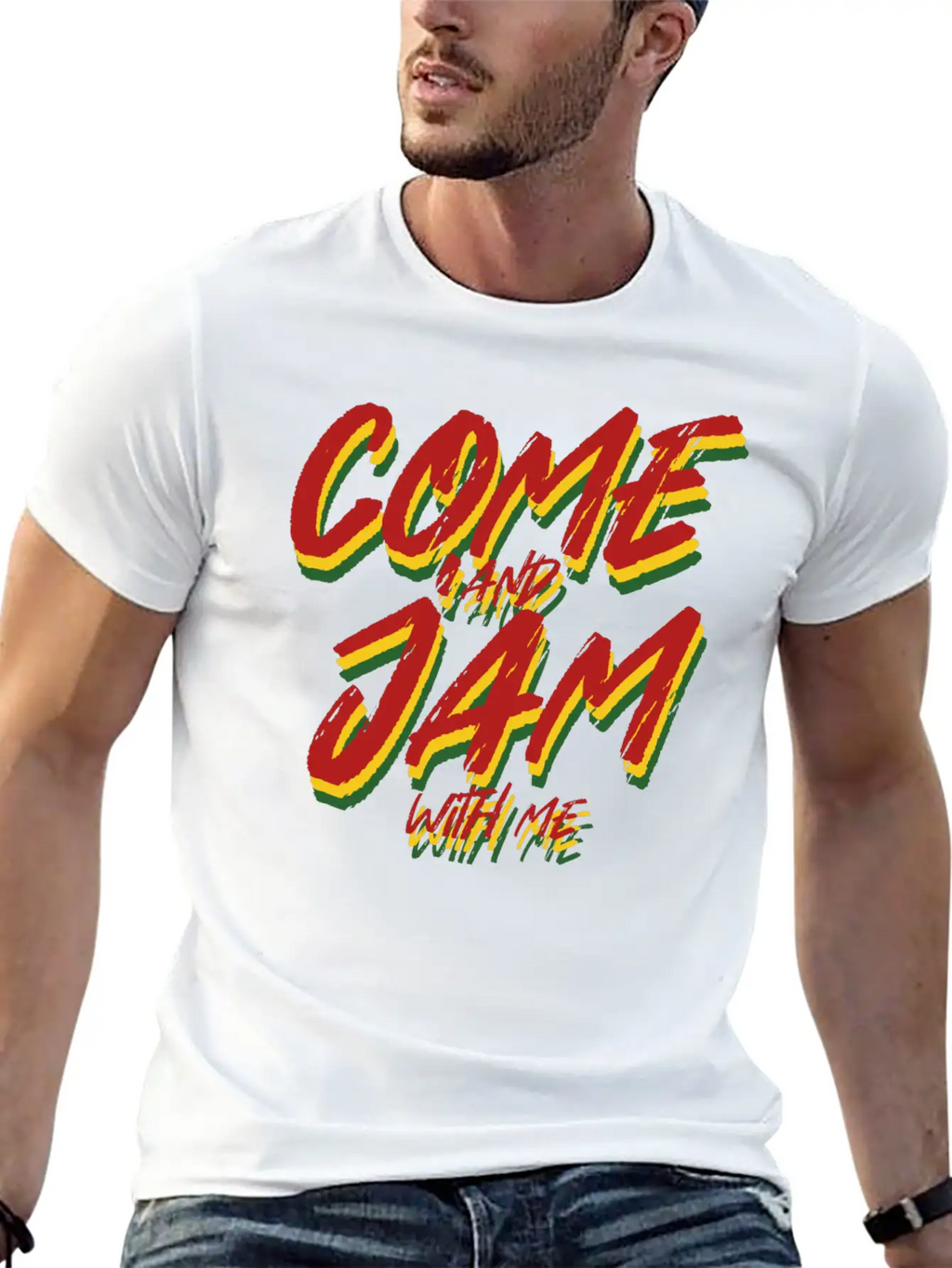 Reggae Modern Fit Casual T-Shirt – Clean And Versatile Design