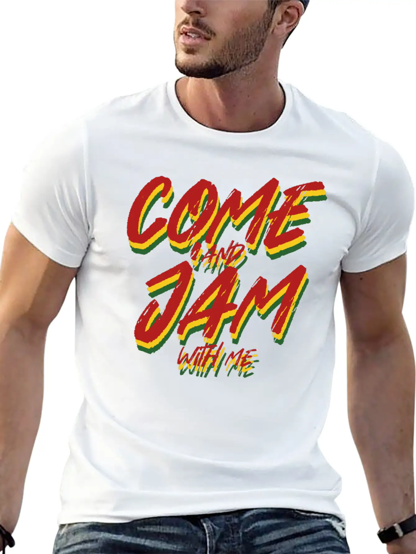 Reggae Modern Fit Casual T-Shirt – Clean And Versatile Design