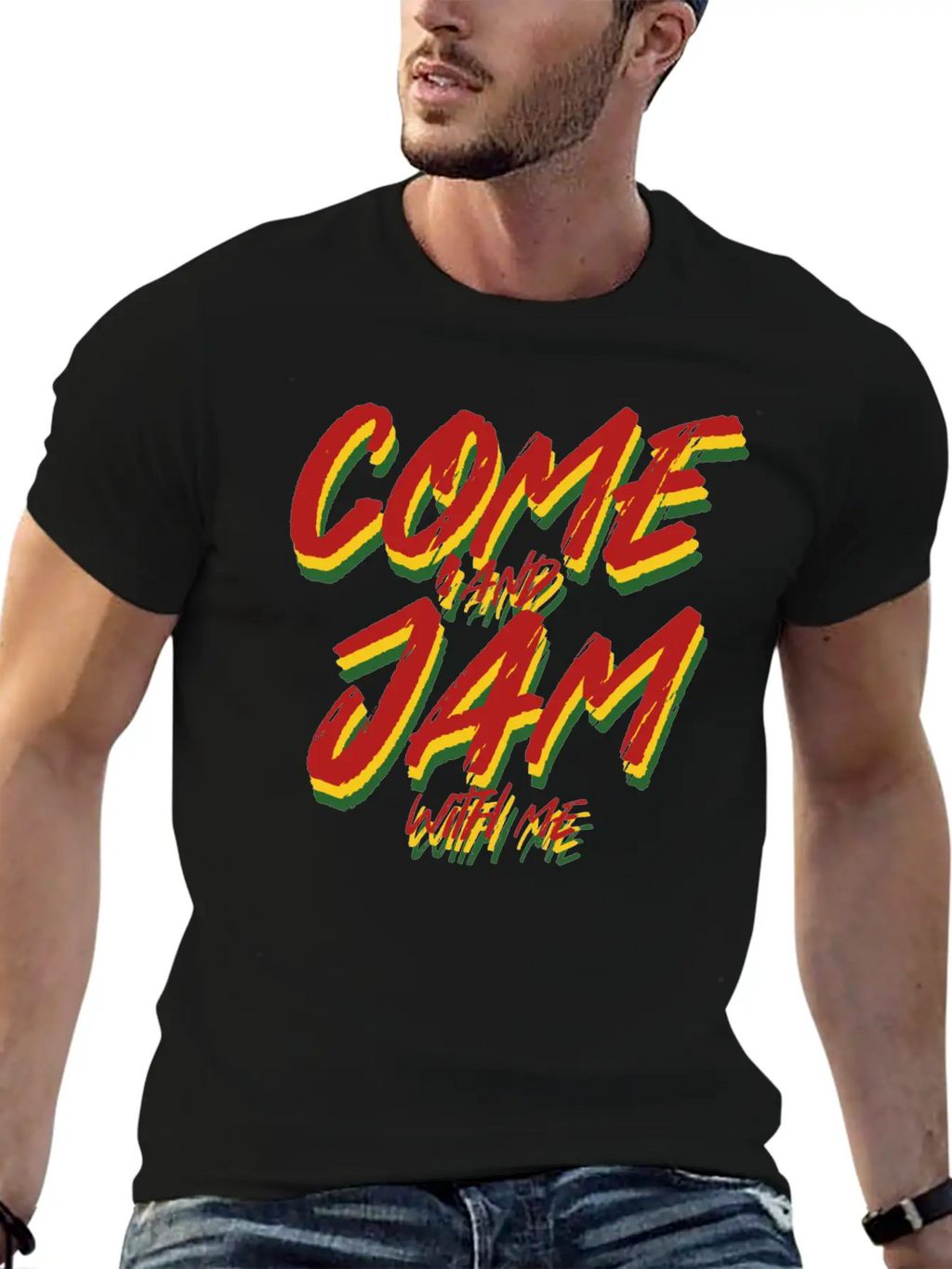 Reggae Modern Fit Casual T-Shirt – Clean And Versatile Design