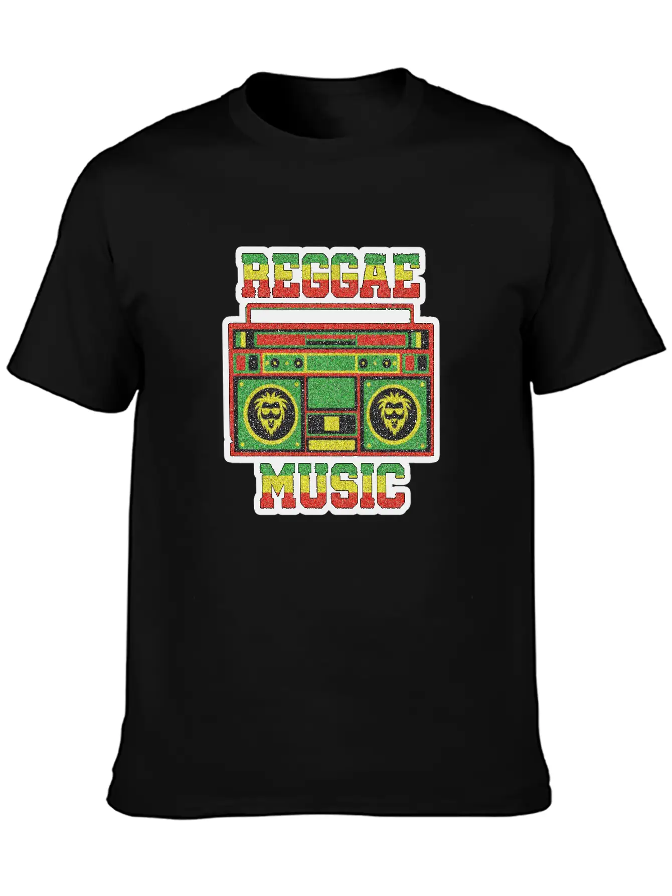 REGGAE MUSIC Breathable Soft Cotton T-Shirt – Timeless Casual Look