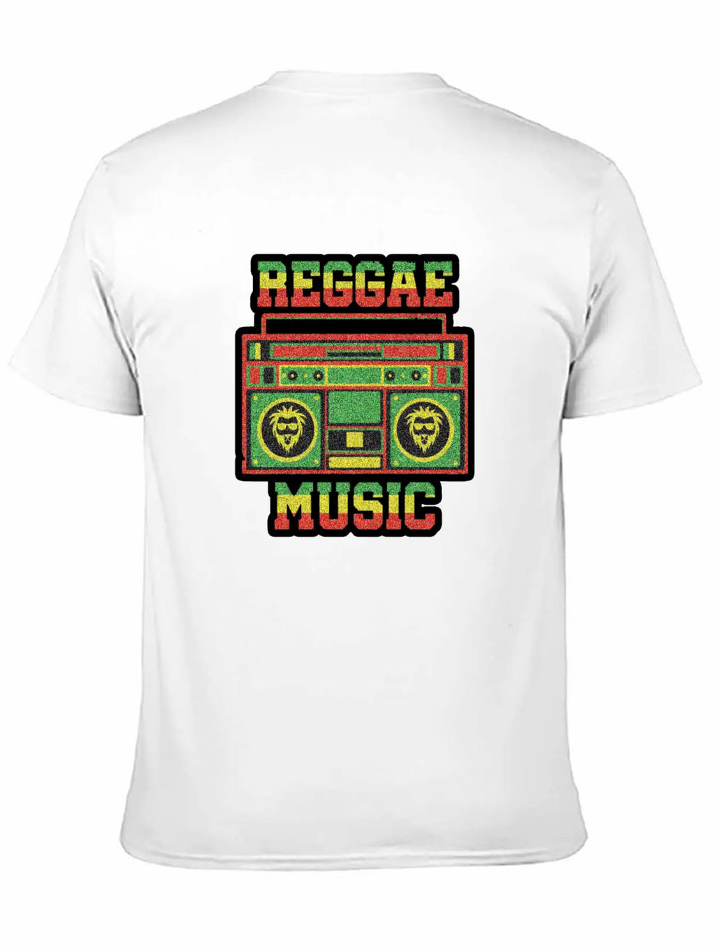 REGGAE MUSIC Breathable Soft Cotton T-Shirt – Timeless Casual Look