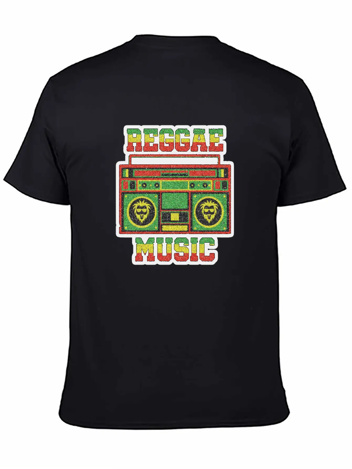 REGGAE MUSIC Breathable Soft Cotton T-Shirt – Timeless Casual Look