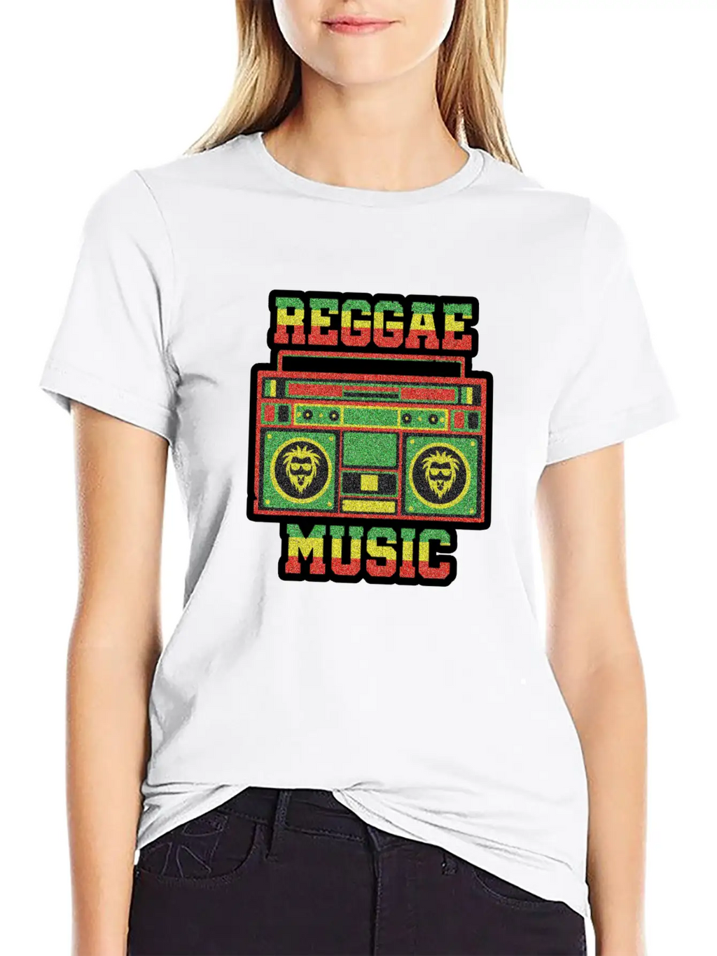 REGGAE MUSIC Breathable Soft Cotton T-Shirt – Timeless Casual Look