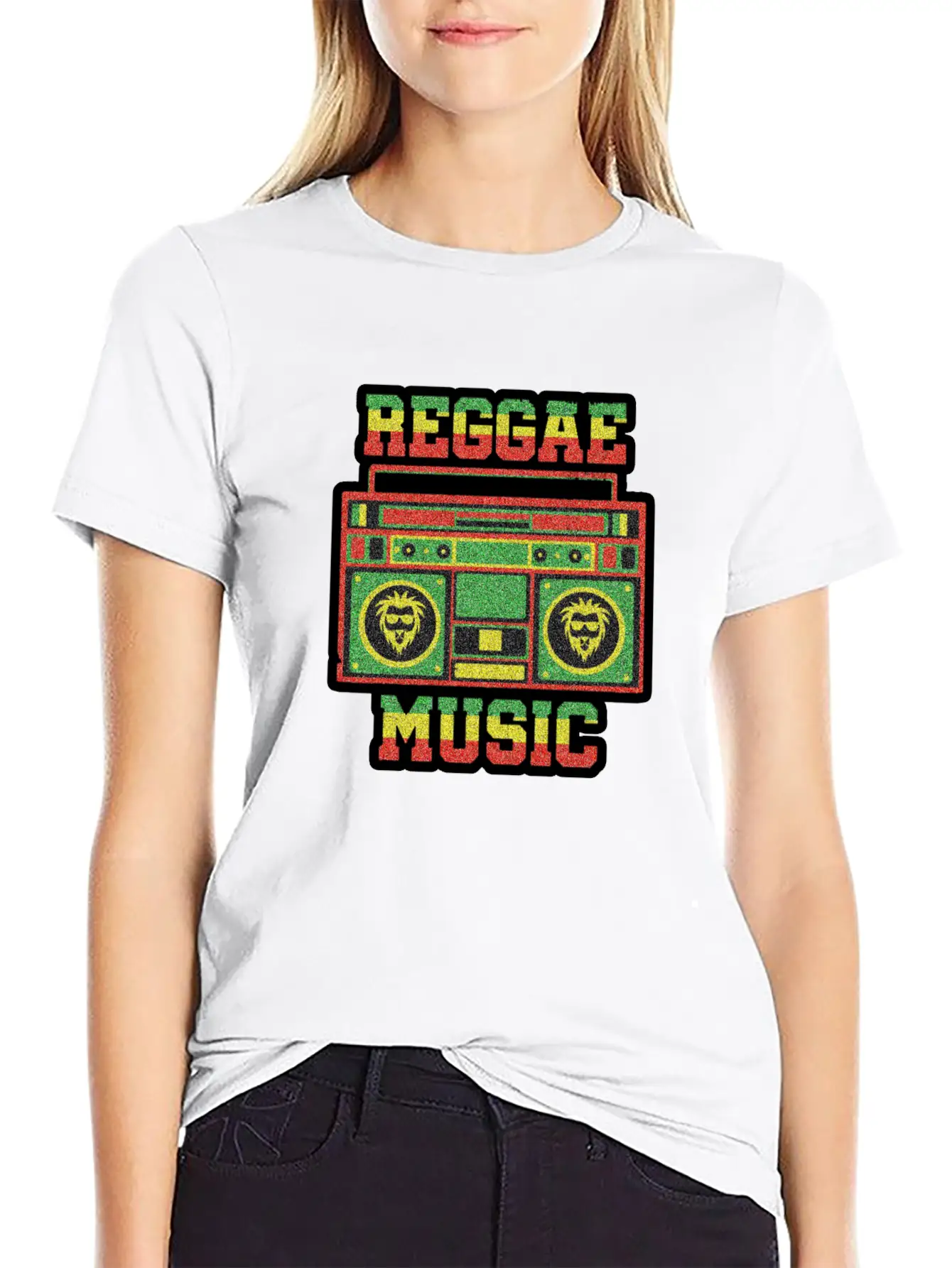 REGGAE MUSIC Breathable Soft Cotton T-Shirt – Timeless Casual Look