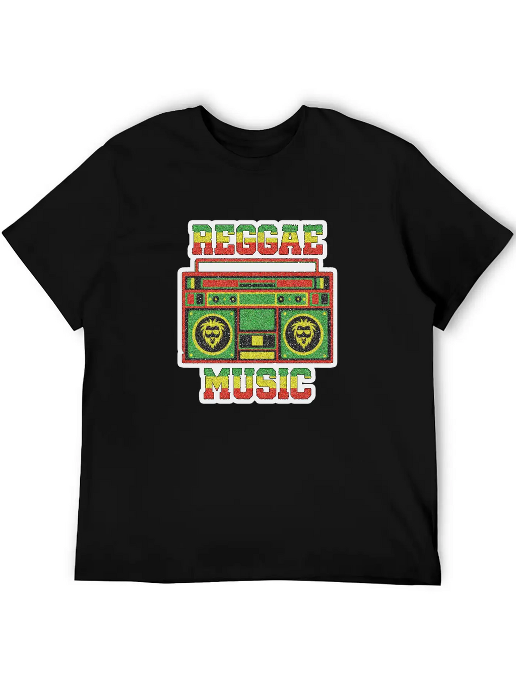 REGGAE MUSIC Breathable Soft Cotton T-Shirt – Timeless Casual Look