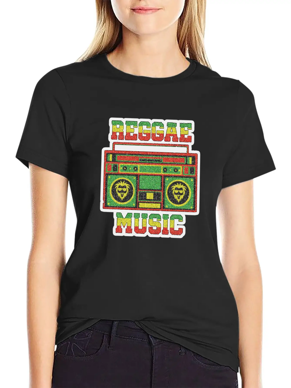 REGGAE MUSIC Breathable Soft Cotton T-Shirt – Timeless Casual Look