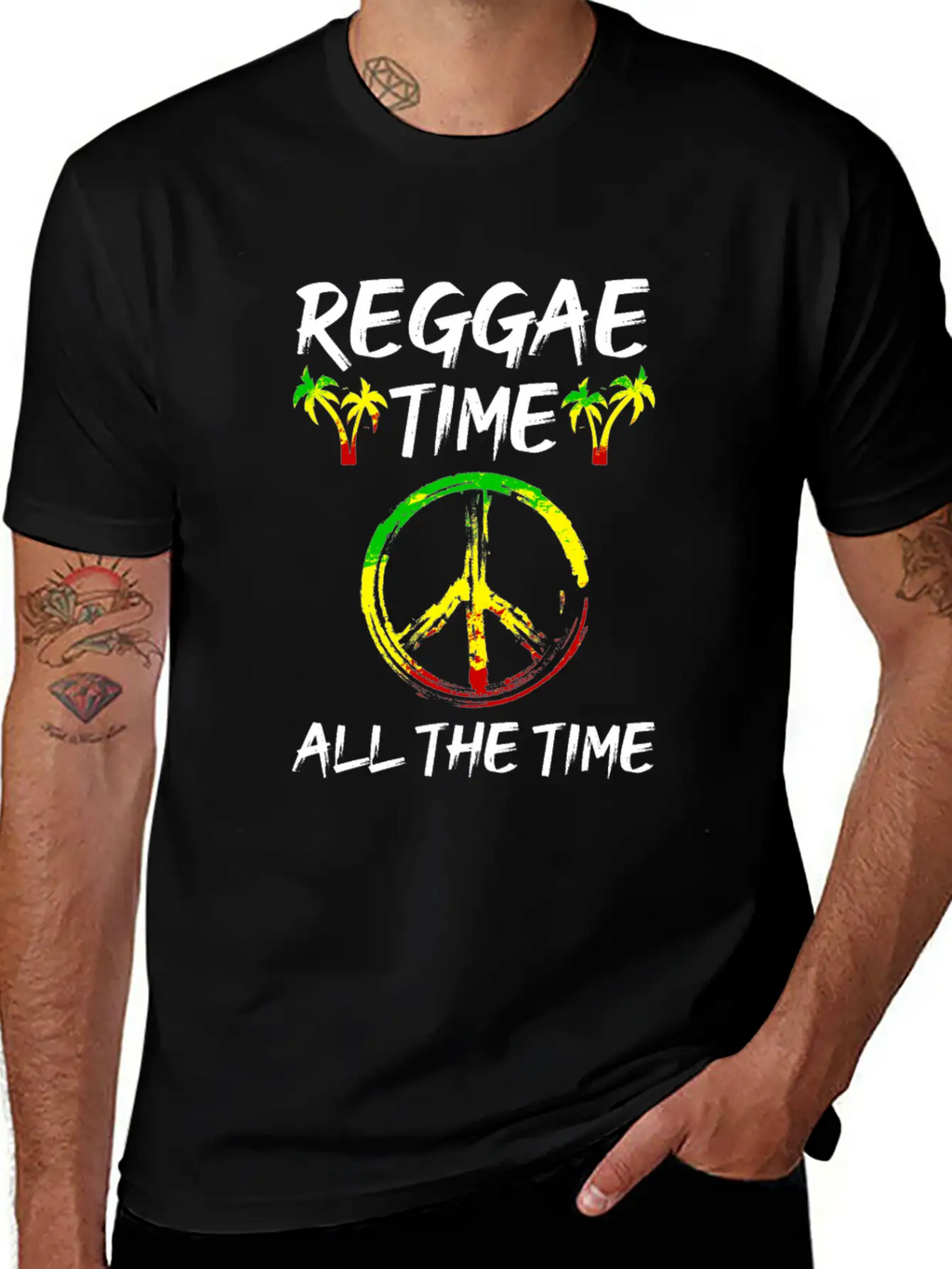 Reggae Rasta Rastafari Stylish Everyday T-Shirt – Unisex Basic Cotton Tee