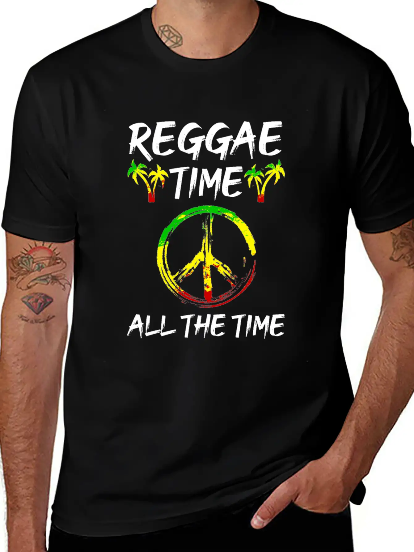 Reggae Rasta Rastafari Stylish Everyday T-Shirt – Unisex Basic Cotton Tee