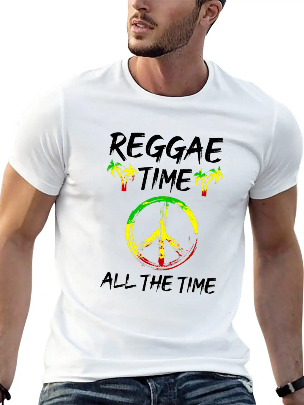 Reggae Rasta Rastafari Stylish Everyday T-Shirt – Unisex Basic Cotton Tee