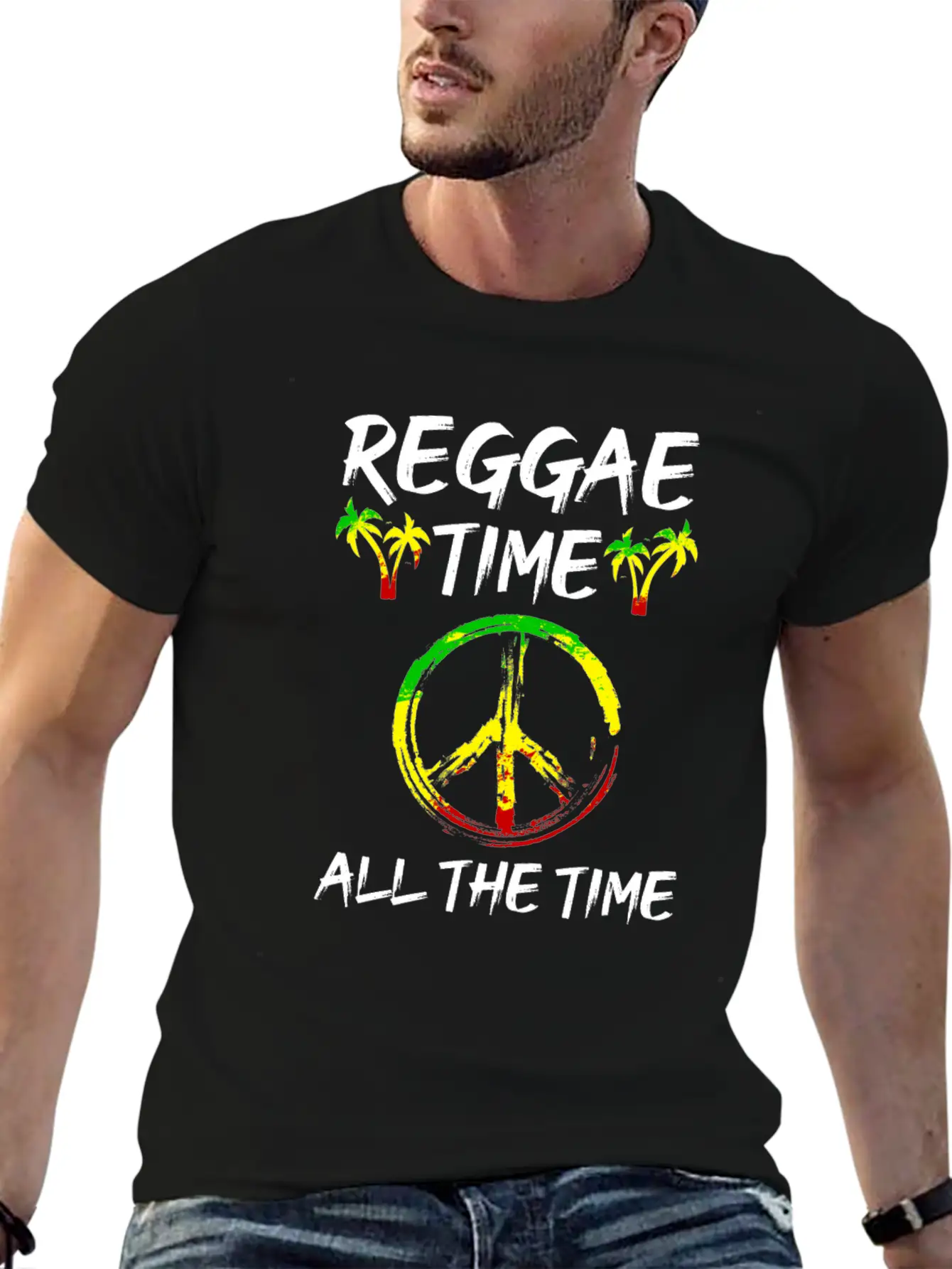 Reggae Rasta Rastafari Stylish Everyday T-Shirt – Unisex Basic Cotton Tee