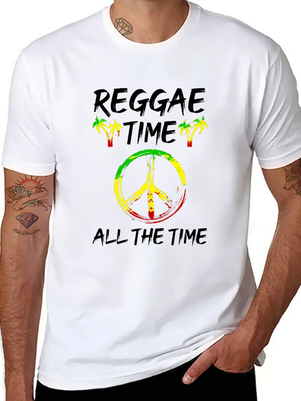 Reggae Rasta Rastafari Stylish Everyday T-Shirt – Unisex Basic Cotton Tee