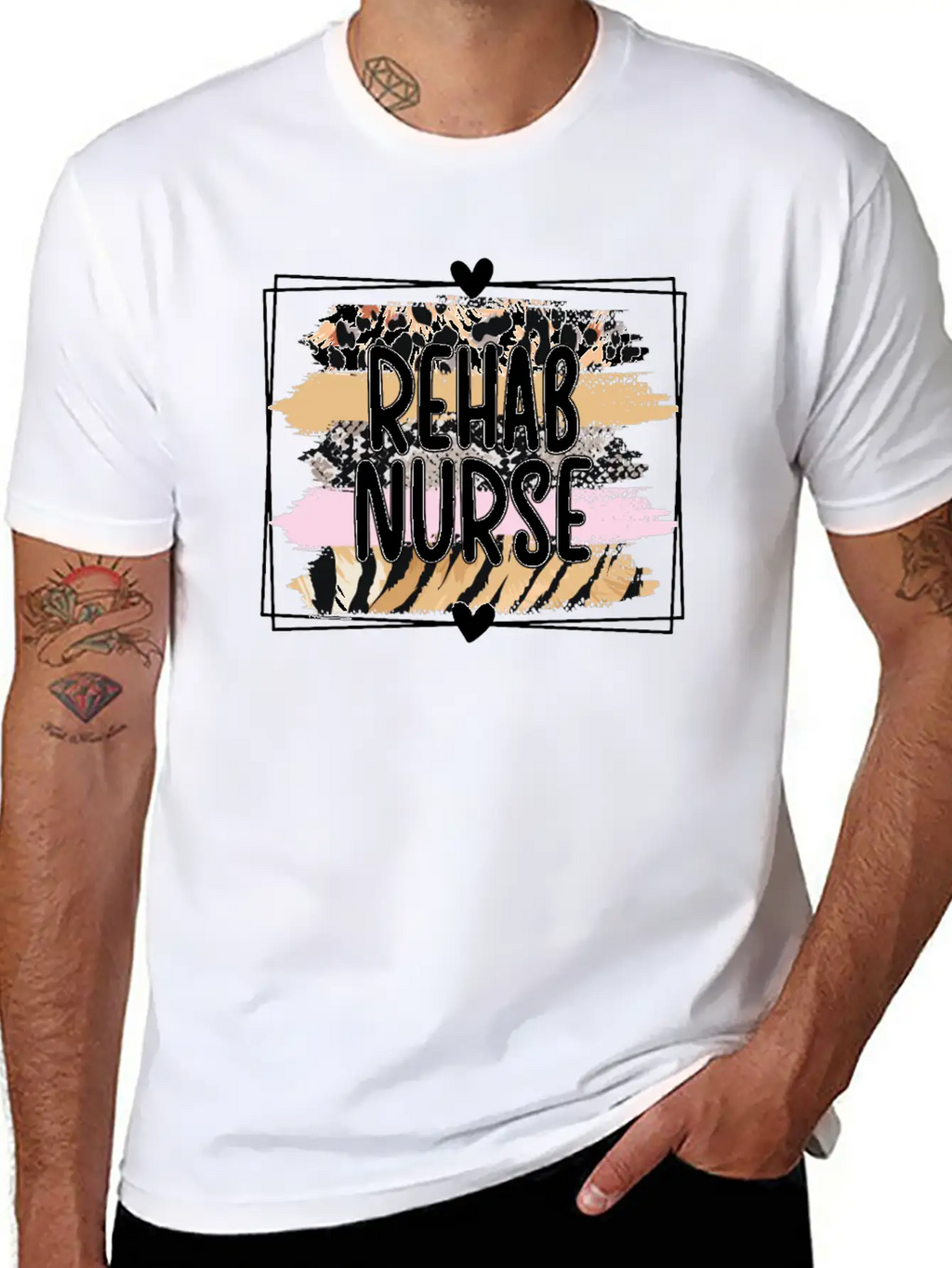 Rehab Nurse Rehabilitation Nurse Rehab Nursing Stylish Everyday T-Shirt – Unisex Basic Cotton Tee