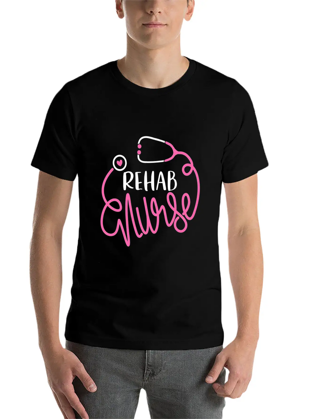 Rehab Nurse Rn Rehabilitation Nursing Dept Nurse Basic Graphic T-Shirt – Daily Comfort In Soft Cotton