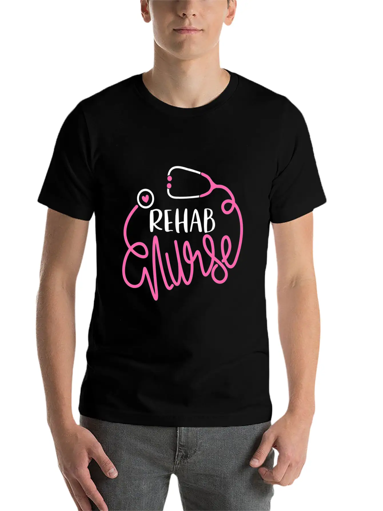Rehab Nurse Rn Rehabilitation Nursing Dept Nurse Basic Graphic T-Shirt – Daily Comfort In Soft Cotton