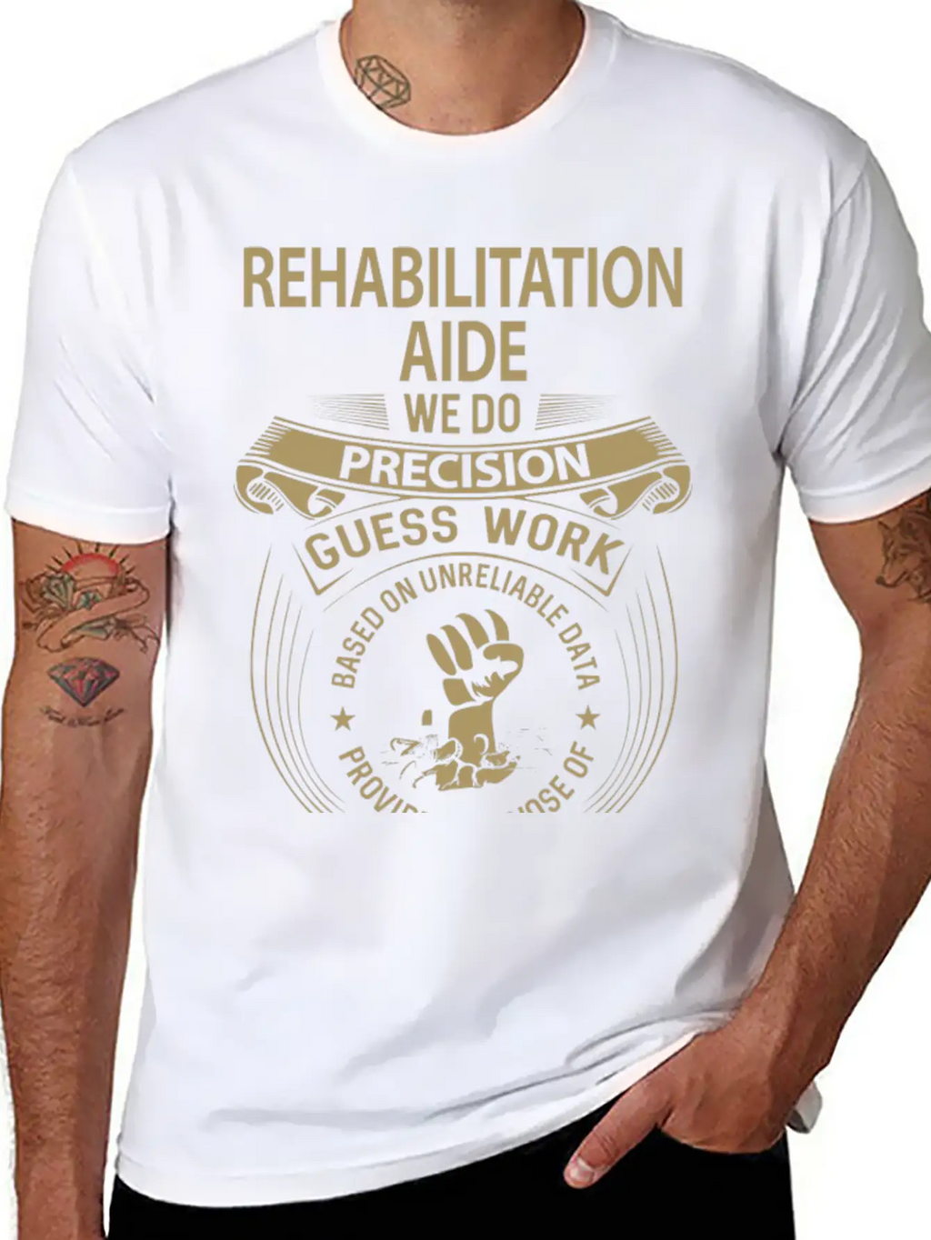 Rehabilitation Aide T Shirt - We Do Precision Gift Breathable Graphic T-Shirt – Perfect For Casual Days