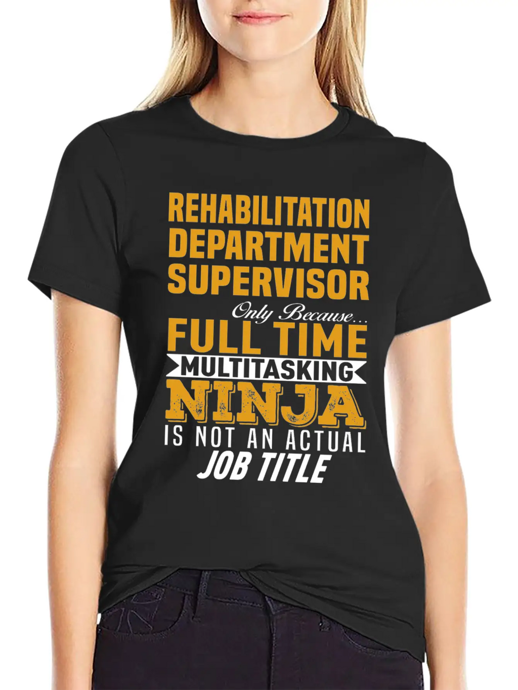 Rehabilitation Department Supervisor Relaxed Everyday Tee – Lightweight And Durable Cotton