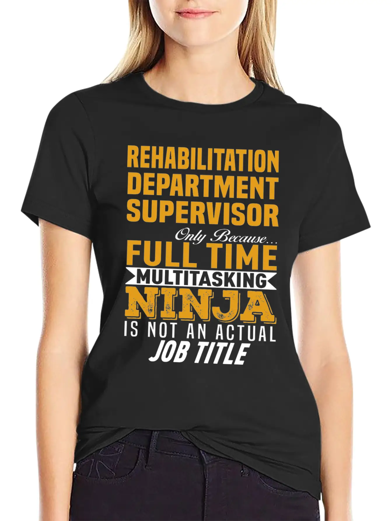 Rehabilitation Department Supervisor Relaxed Everyday Tee – Lightweight And Durable Cotton