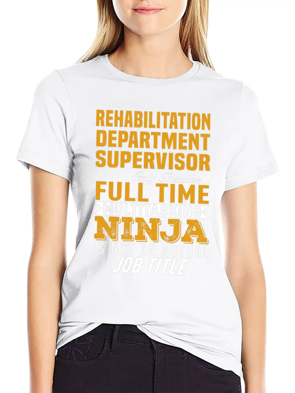 Rehabilitation Department Supervisor Relaxed Everyday Tee – Lightweight And Durable Cotton