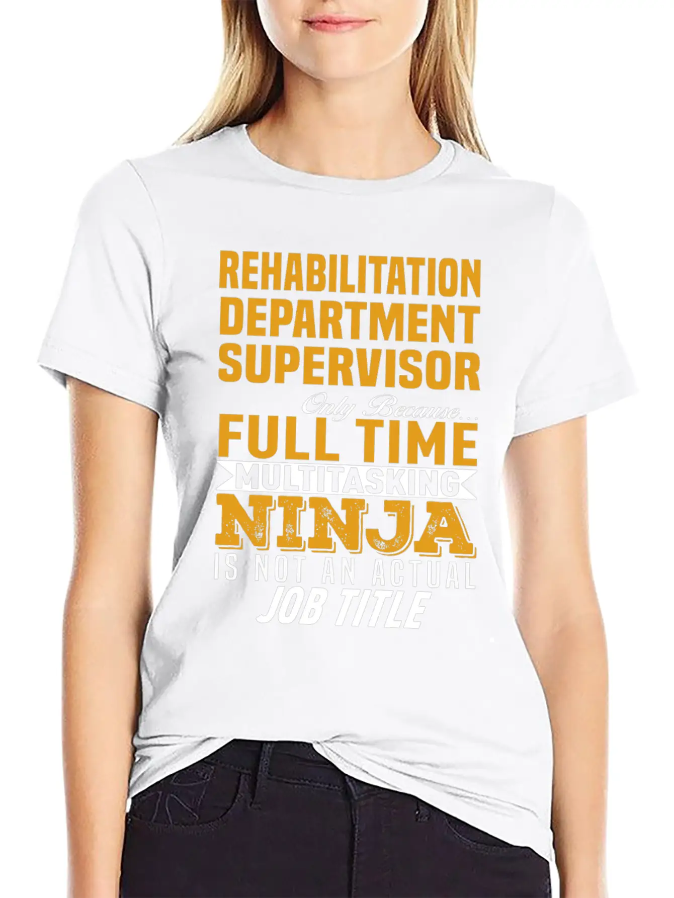 Rehabilitation Department Supervisor Relaxed Everyday Tee – Lightweight And Durable Cotton