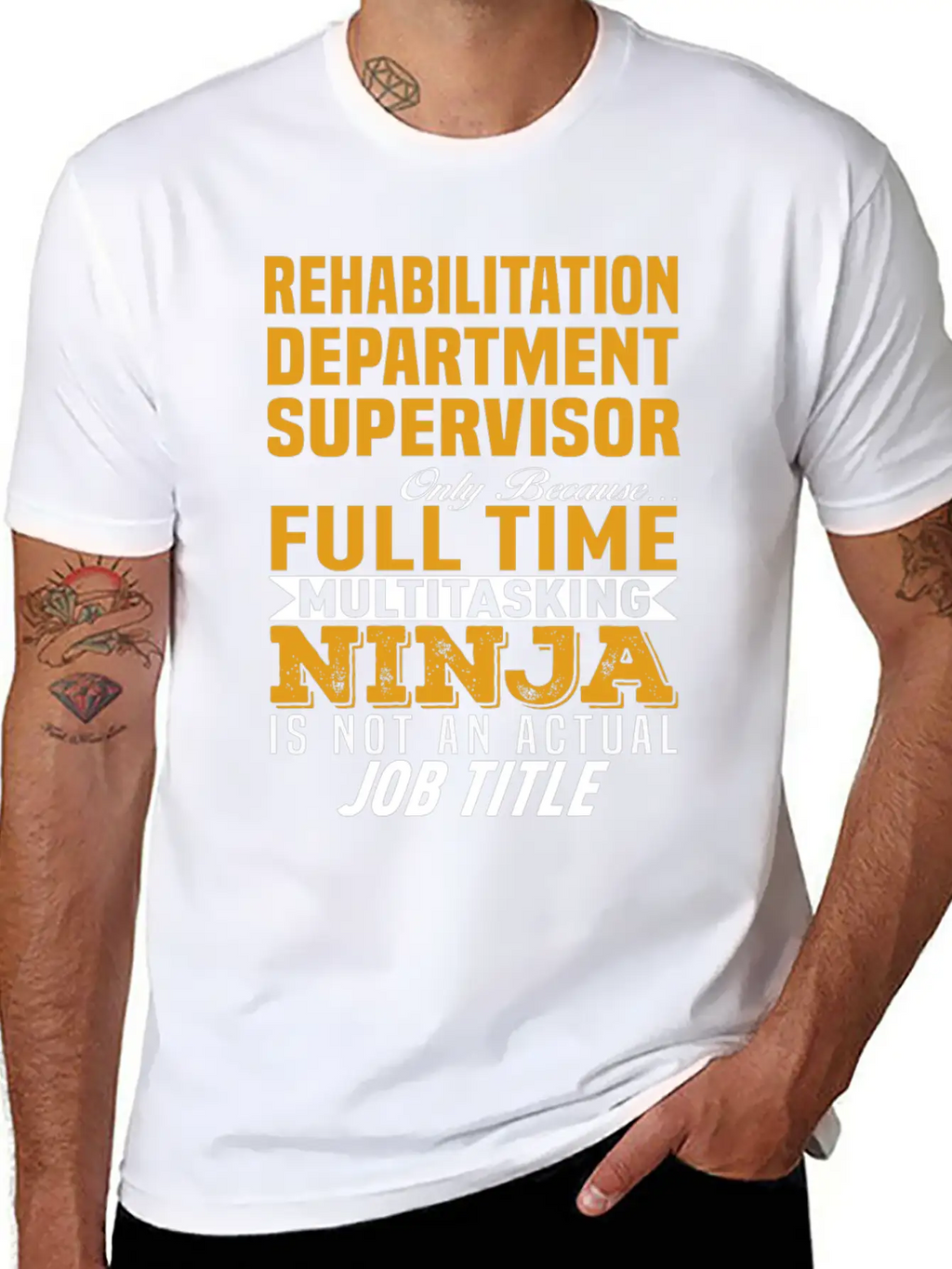 Rehabilitation Department Supervisor Relaxed Everyday Tee – Lightweight And Durable Cotton