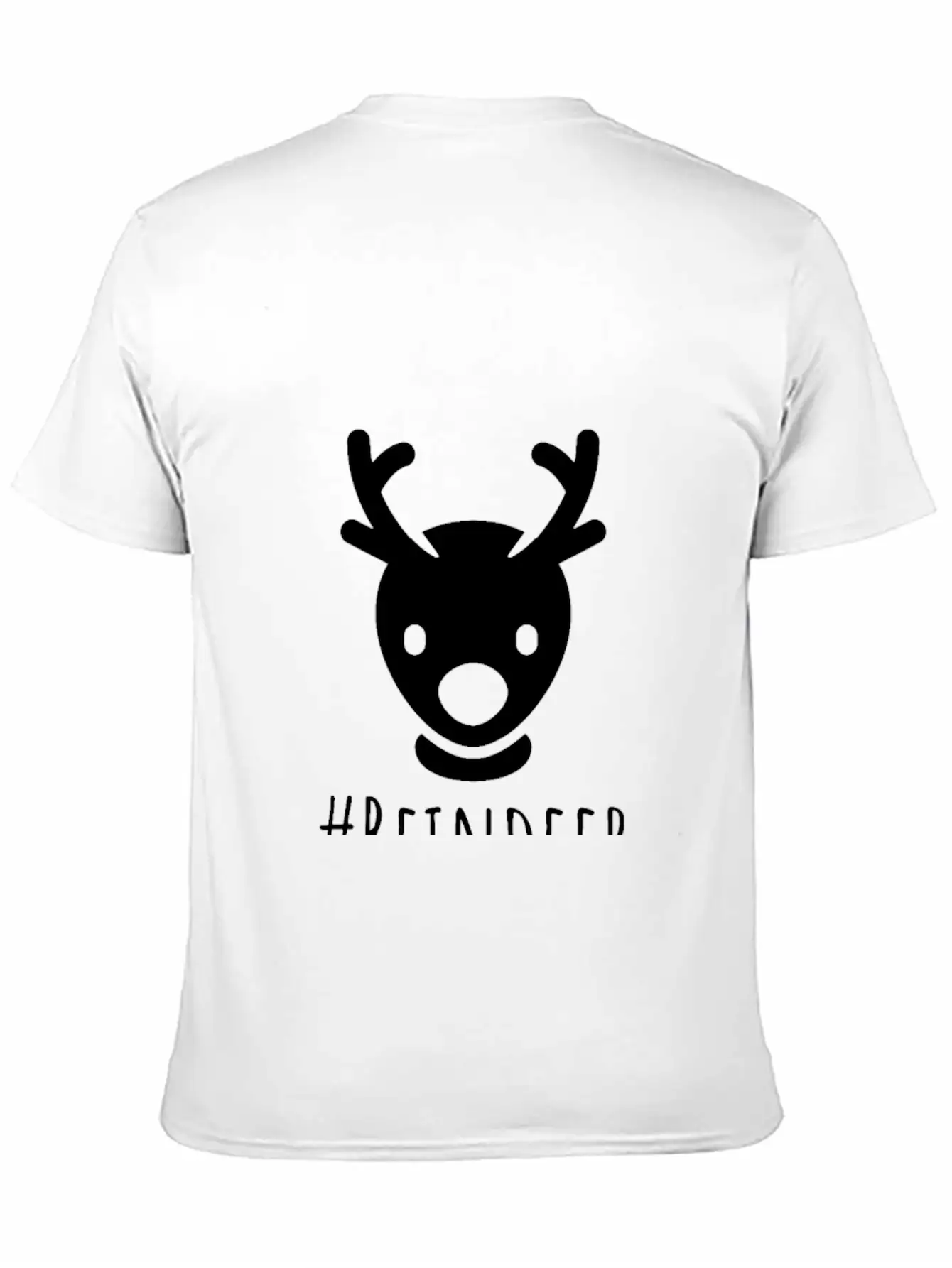 Reindeer Breathable Soft Cotton T-Shirt – Timeless Casual Look