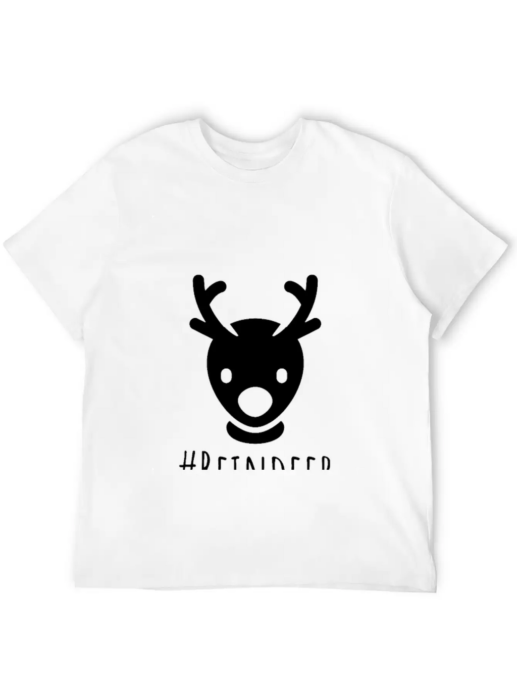 Reindeer Breathable Soft Cotton T-Shirt – Timeless Casual Look
