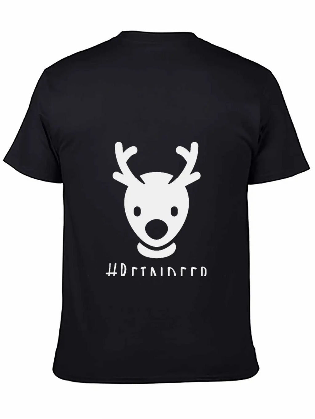 Reindeer Breathable Soft Cotton T-Shirt – Timeless Casual Look