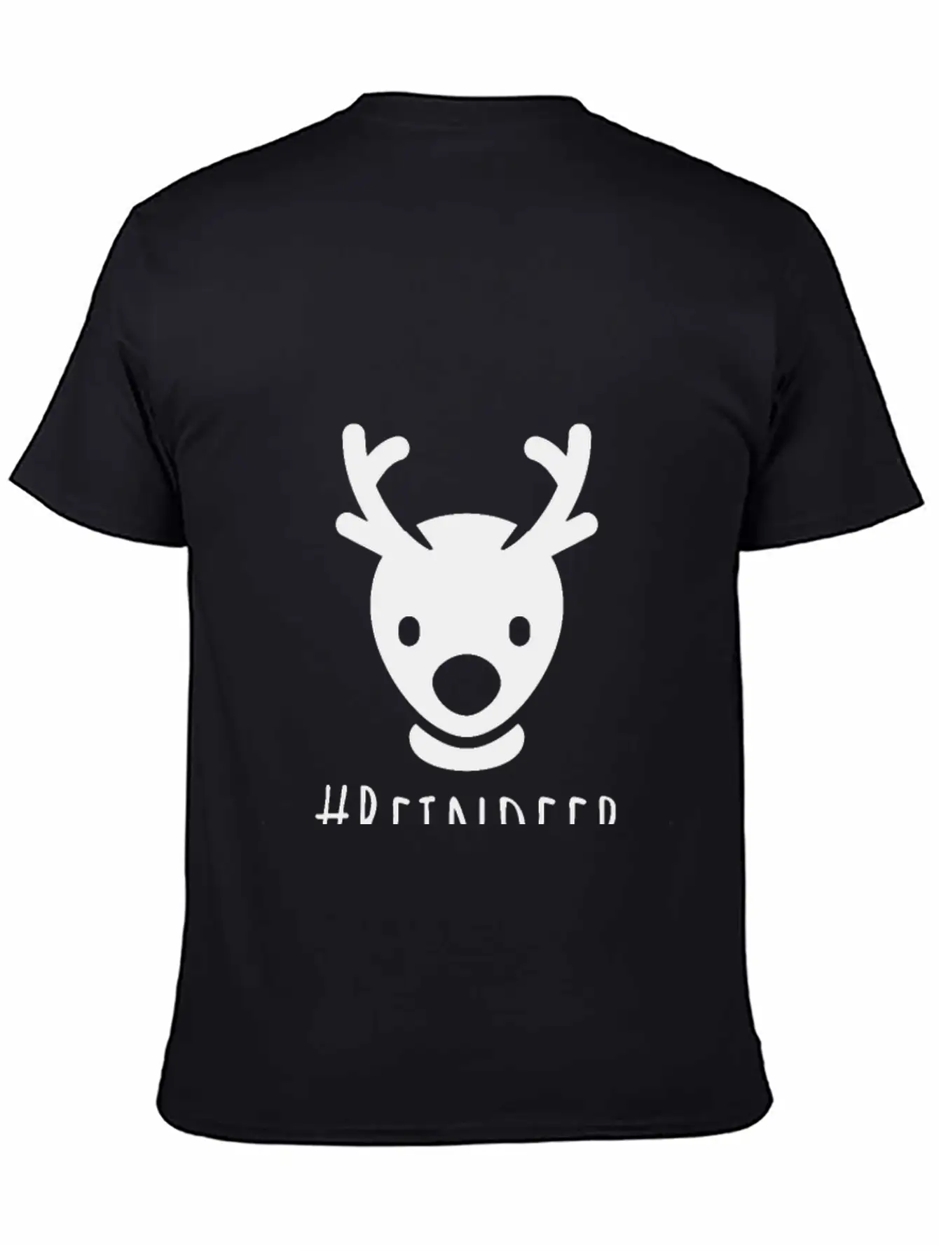 Reindeer Breathable Soft Cotton T-Shirt – Timeless Casual Look