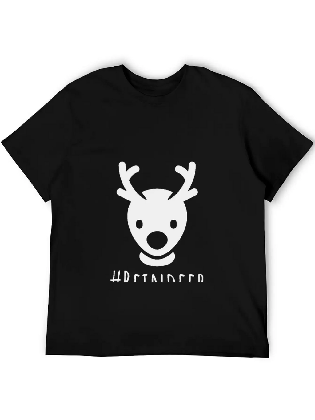 Reindeer Breathable Soft Cotton T-Shirt – Timeless Casual Look