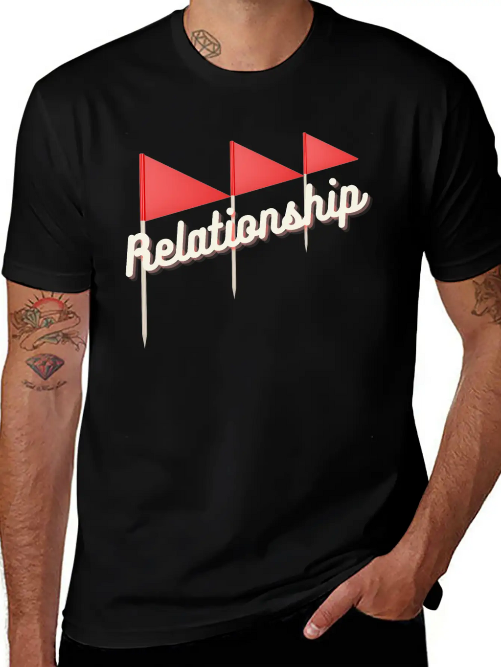 Relationship Red Flags, Red Flag Shirt Timeless Short Sleeve Tee – Comfy And Minimalist Design