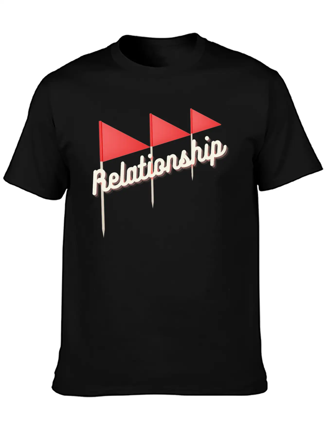 Relationship Red Flags, Red Flag Shirt Timeless Short Sleeve Tee – Comfy And Minimalist Design