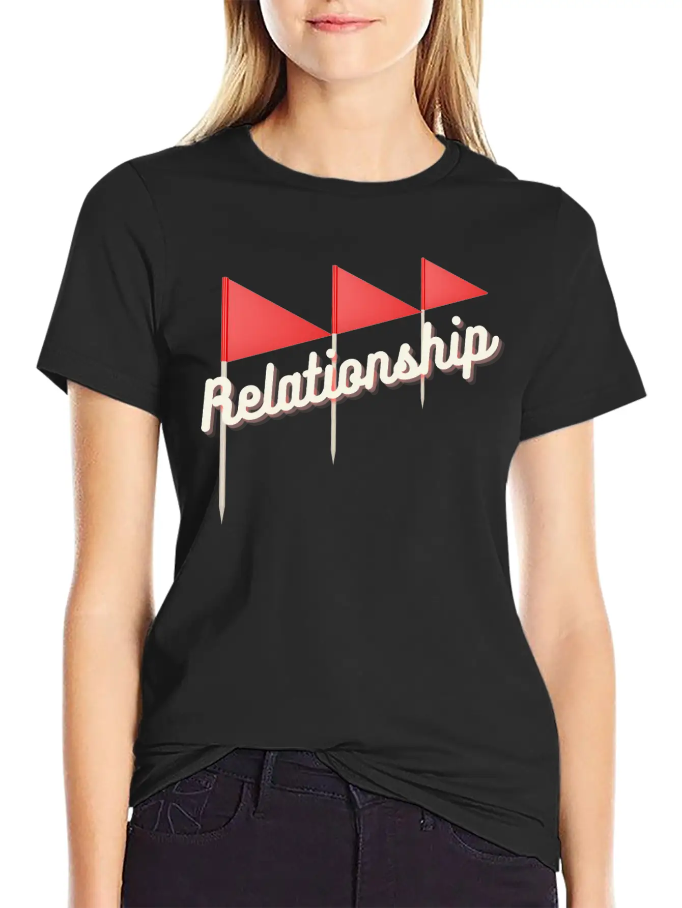 Relationship Red Flags, Red Flag Shirt Timeless Short Sleeve Tee – Comfy And Minimalist Design