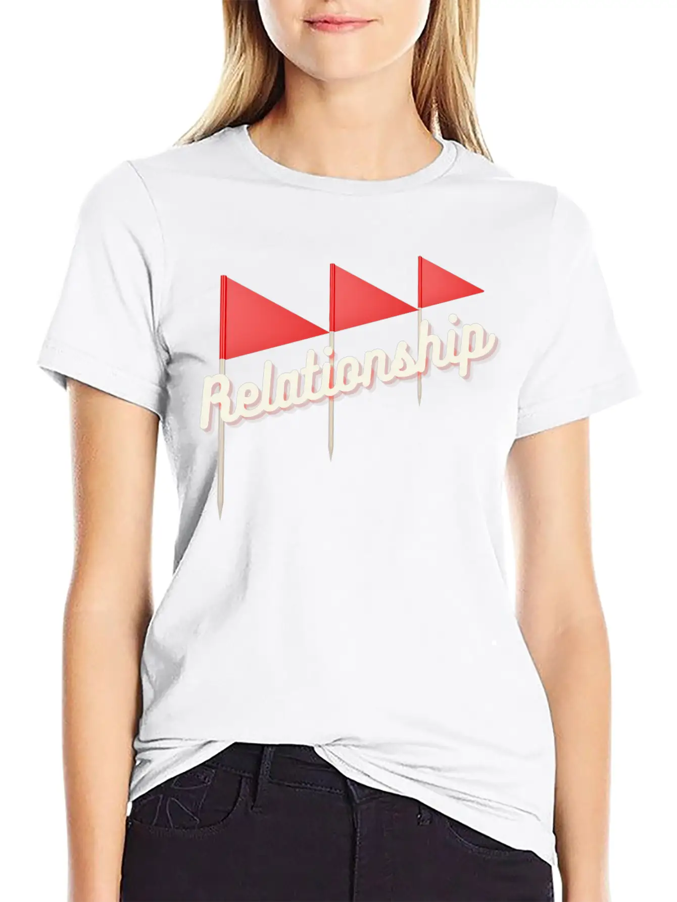Relationship Red Flags, Red Flag Shirt Timeless Short Sleeve Tee – Comfy And Minimalist Design