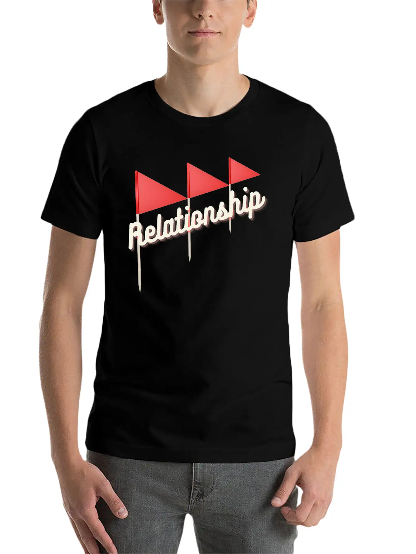 Relationship Red Flags, Red Flag Shirt Timeless Short Sleeve Tee – Comfy And Minimalist Design