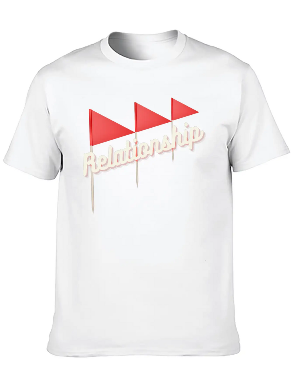 Relationship Red Flags, Red Flag Shirt Timeless Short Sleeve Tee – Comfy And Minimalist Design