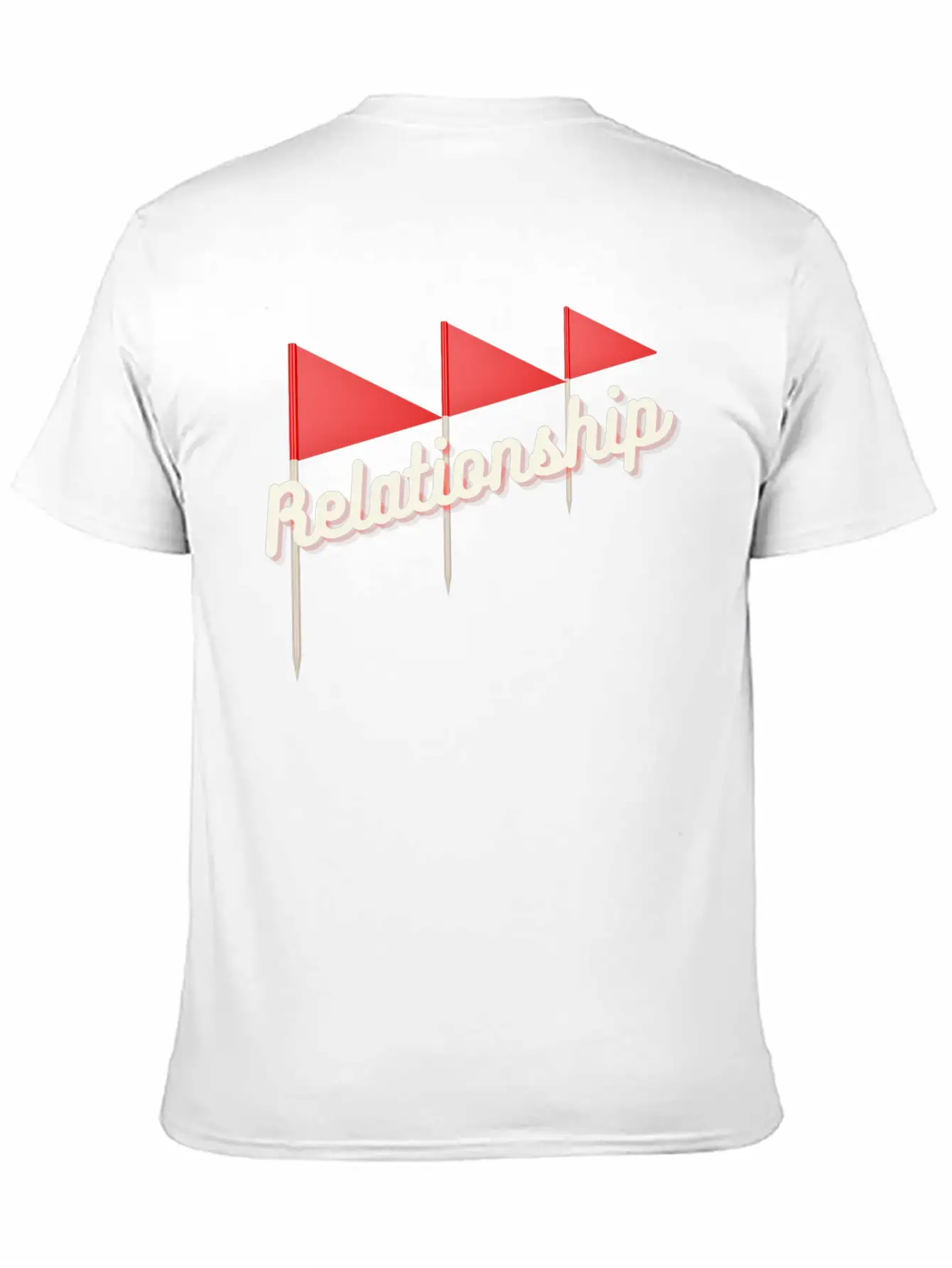 Relationship Red Flags, Red Flag Shirt Timeless Short Sleeve Tee – Comfy And Minimalist Design