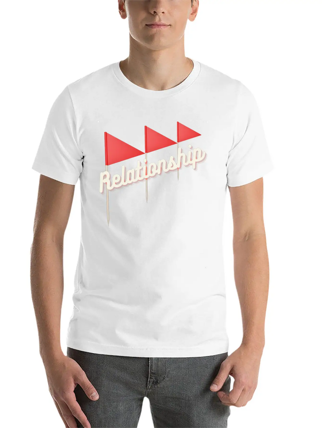 Relationship Red Flags, Red Flag Shirt Timeless Short Sleeve Tee – Comfy And Minimalist Design