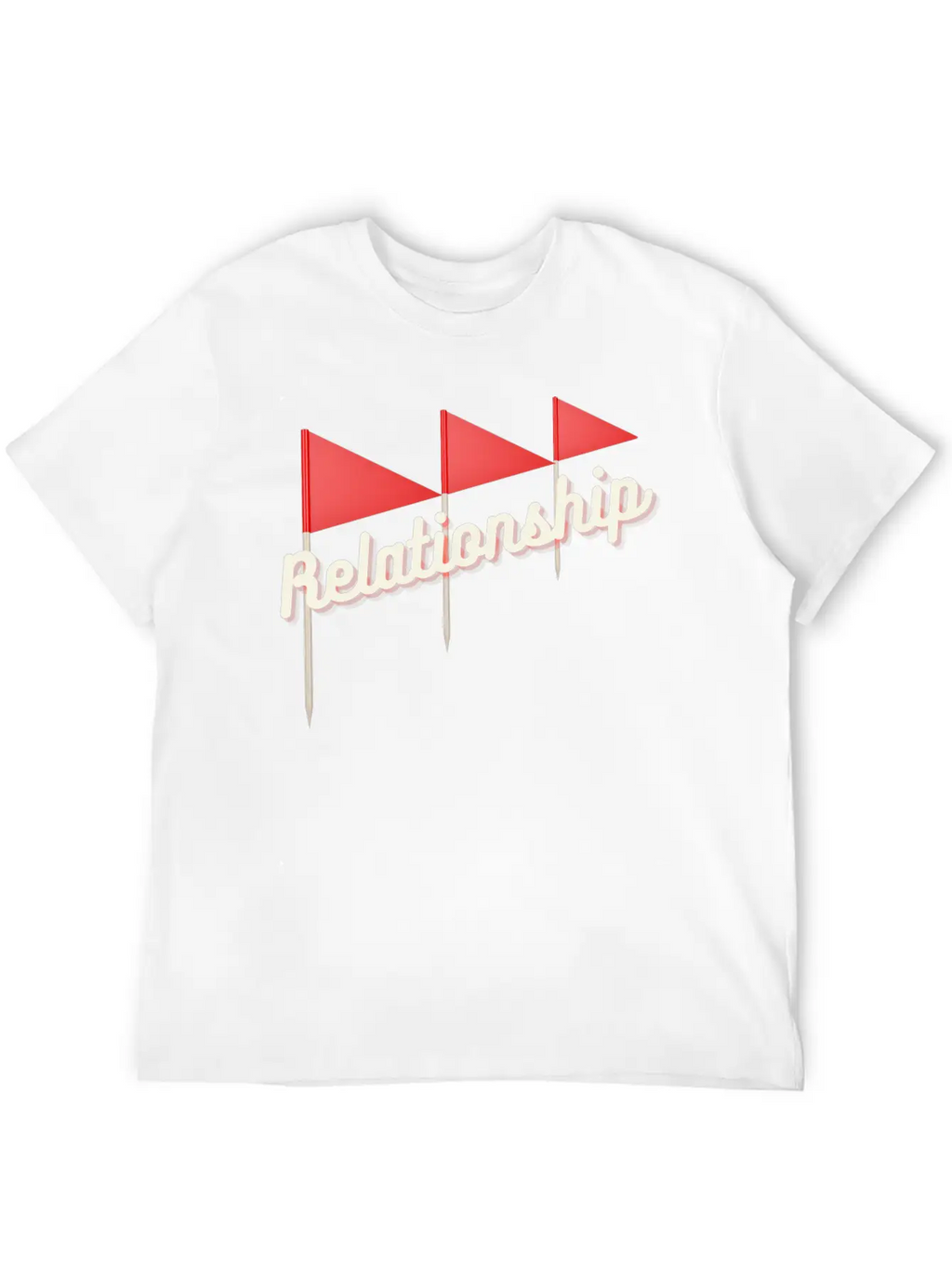 Relationship Red Flags, Red Flag Shirt Timeless Short Sleeve Tee – Comfy And Minimalist Design