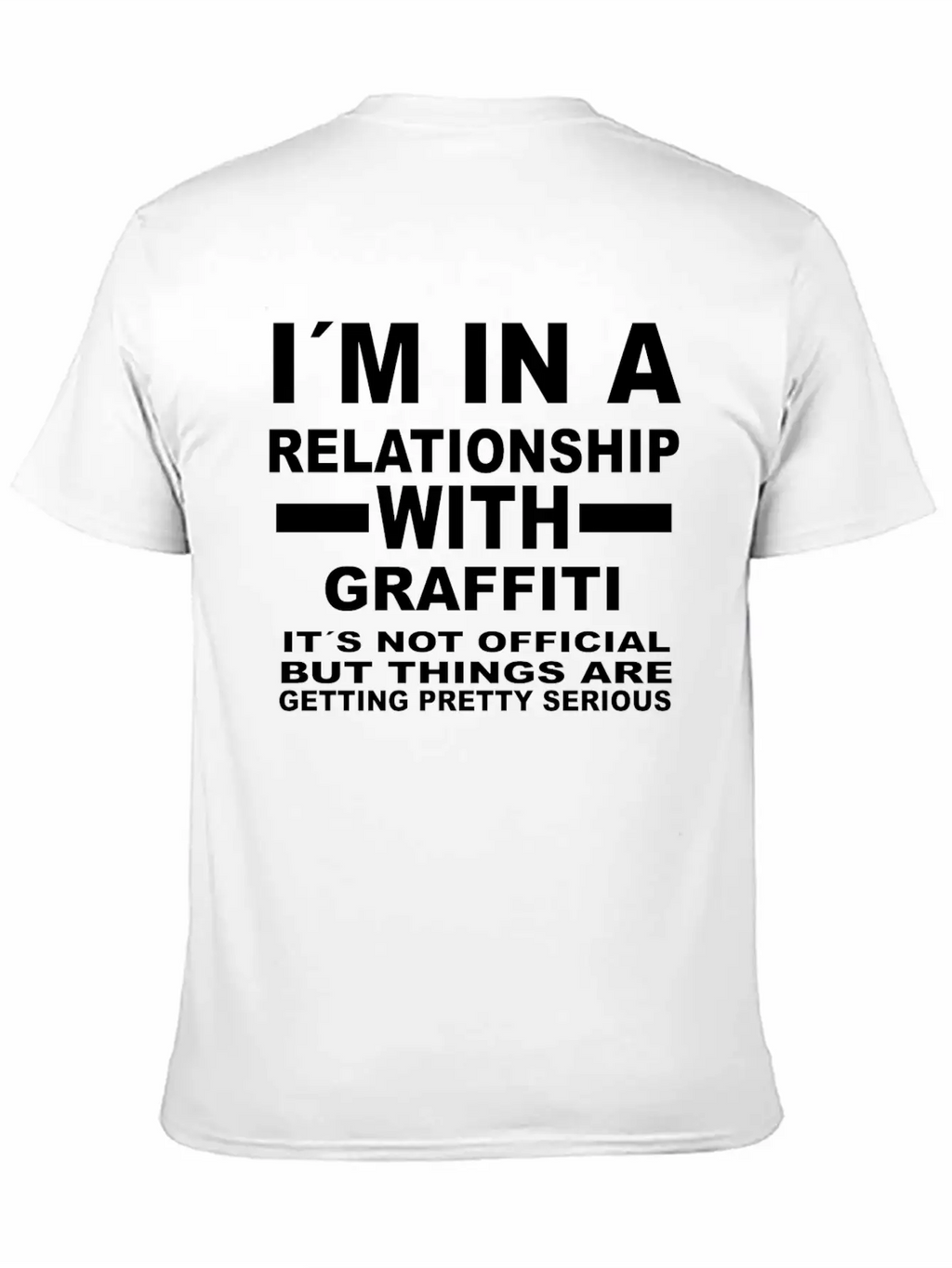 Relationship With GRAFFITI Essential Cotton Tee For Daily Outfits – Unisex Style