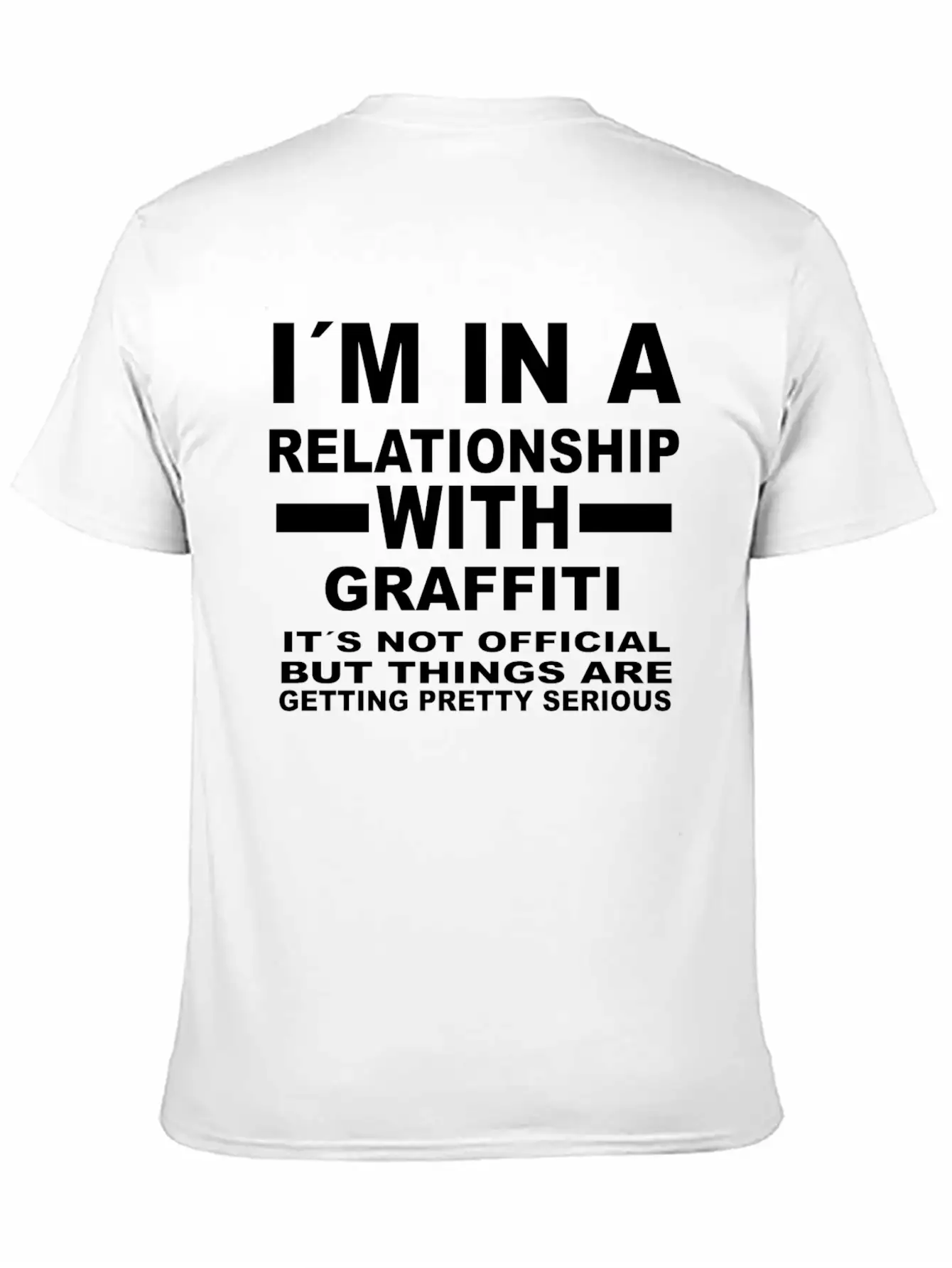 Relationship With GRAFFITI Essential Cotton Tee For Daily Outfits – Unisex Style