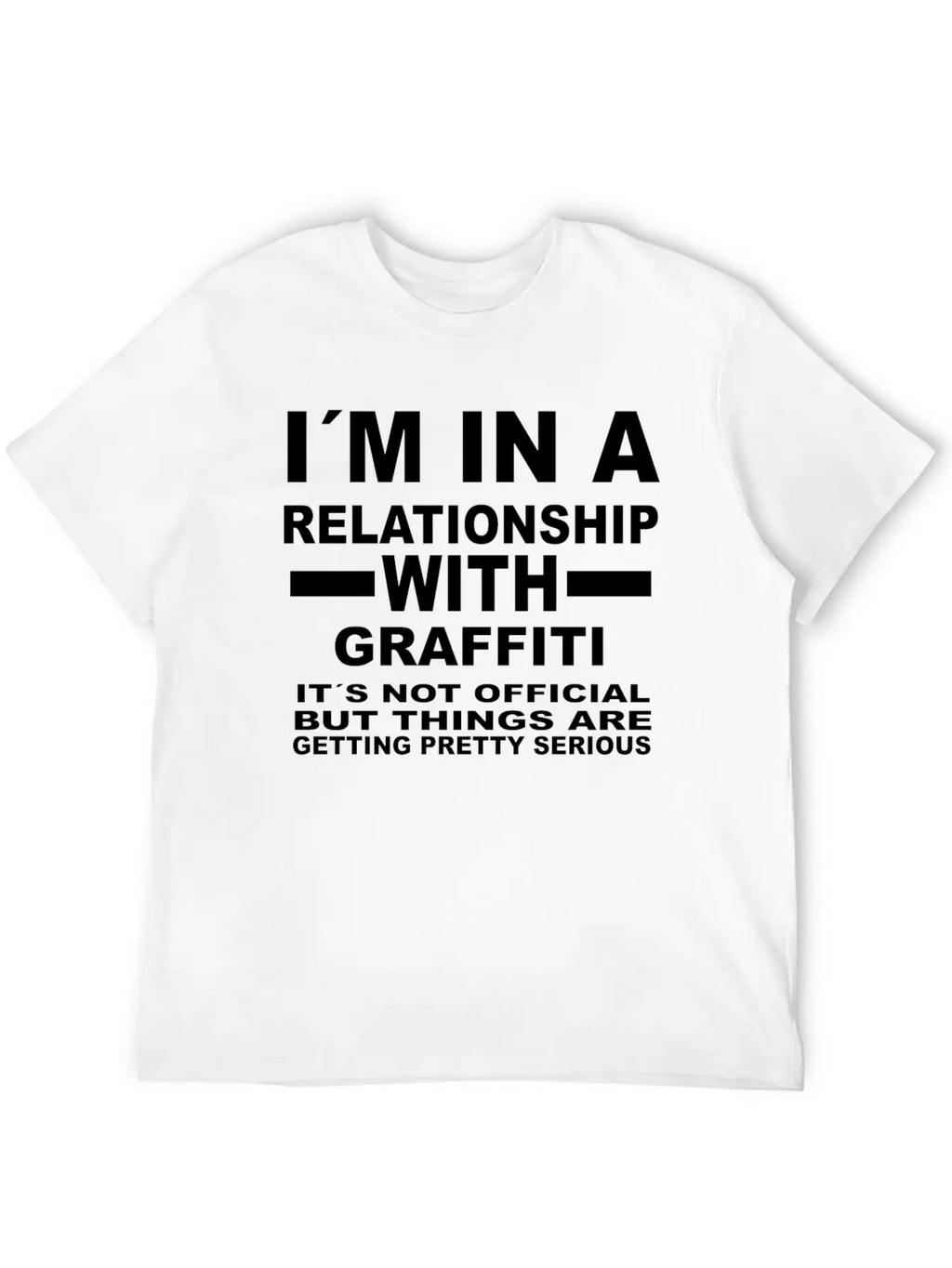 Relationship With GRAFFITI Essential Cotton Tee For Daily Outfits – Unisex Style