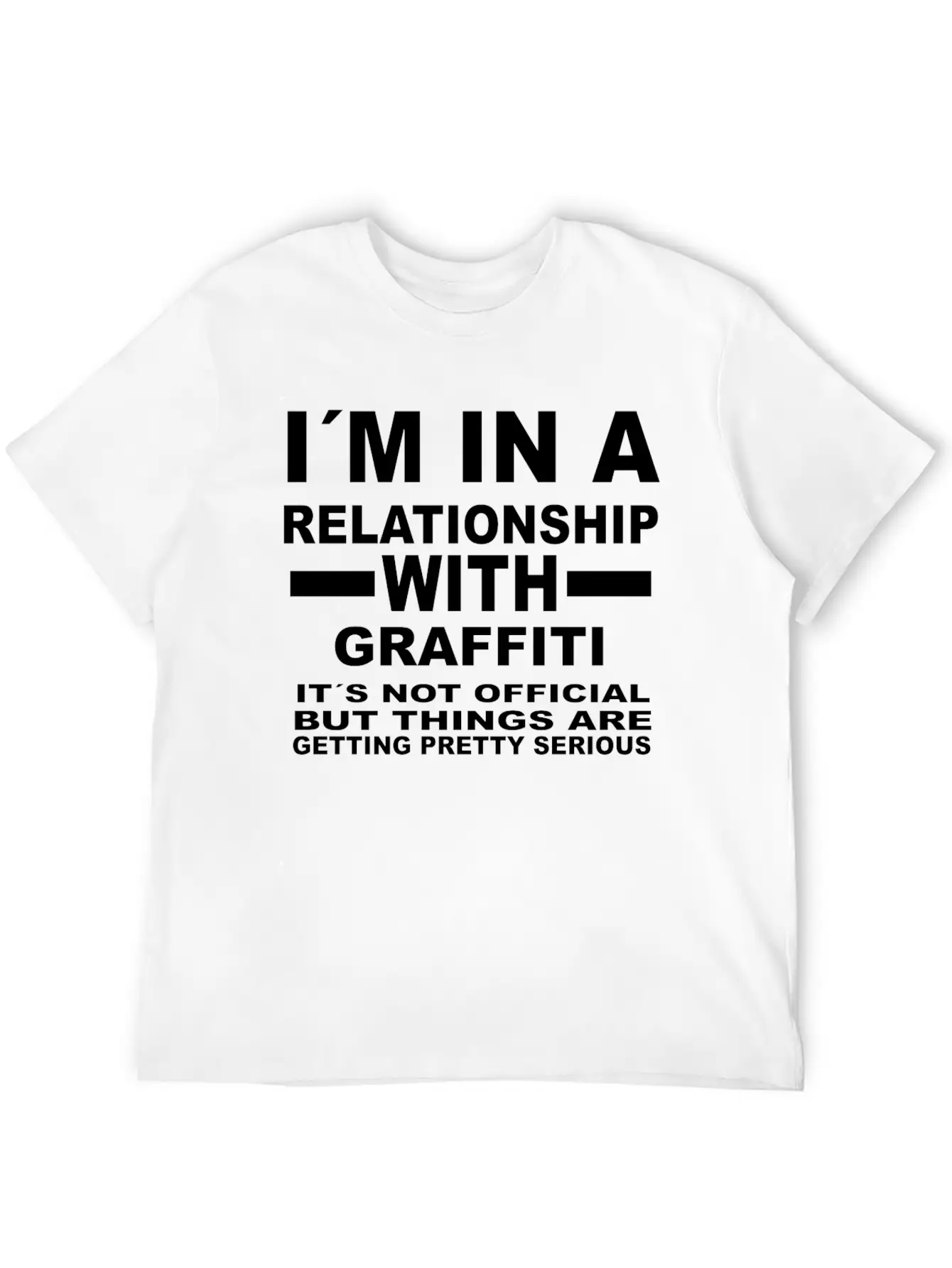 Relationship With GRAFFITI Essential Cotton Tee For Daily Outfits – Unisex Style