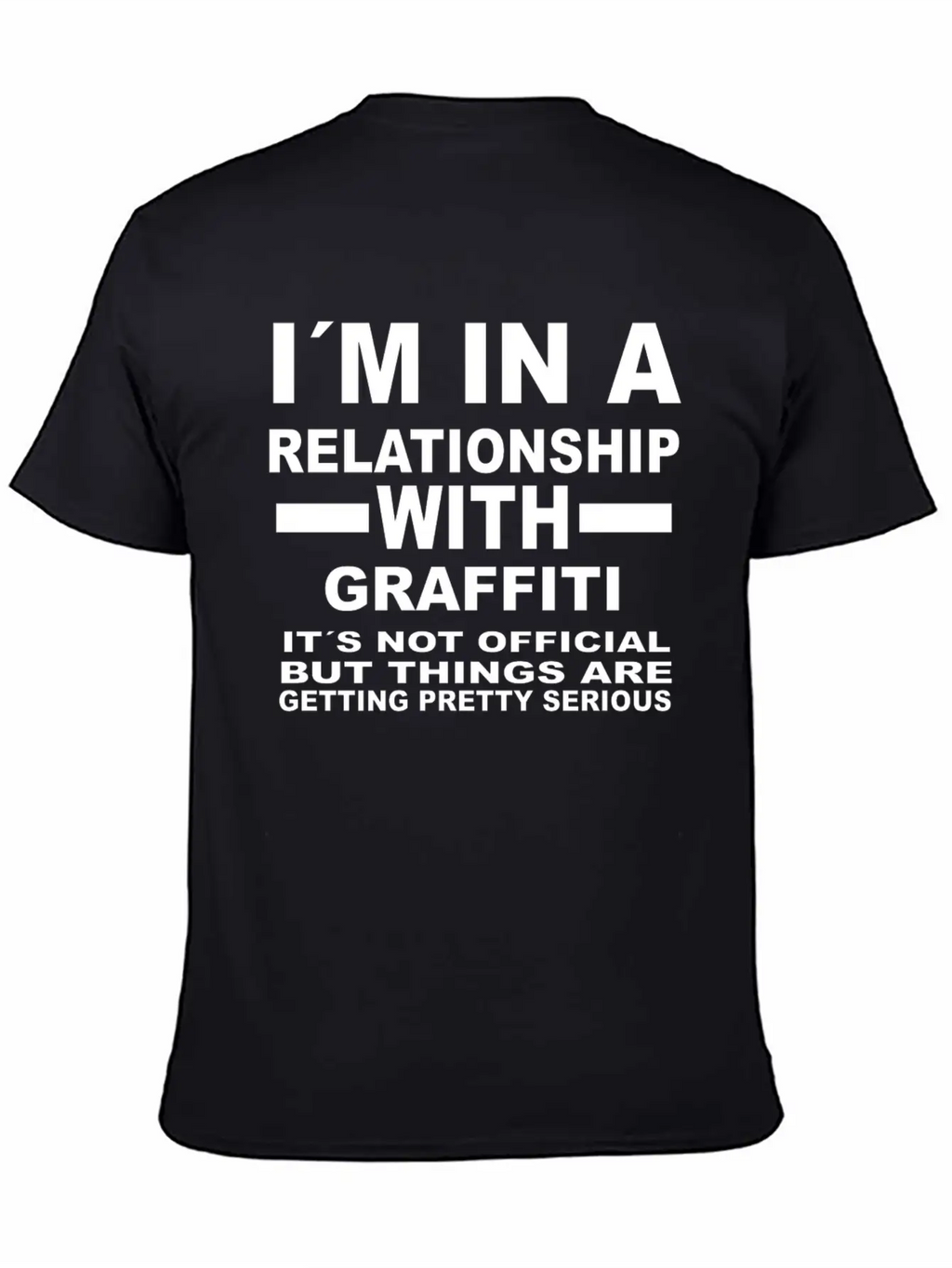 Relationship With GRAFFITI Essential Cotton Tee For Daily Outfits – Unisex Style