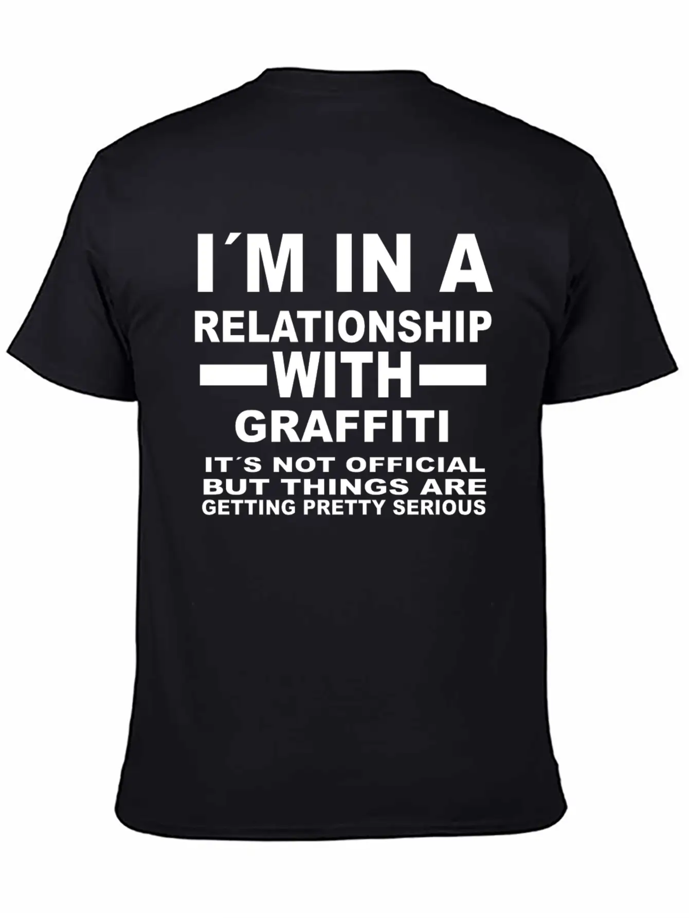 Relationship With GRAFFITI Essential Cotton Tee For Daily Outfits – Unisex Style